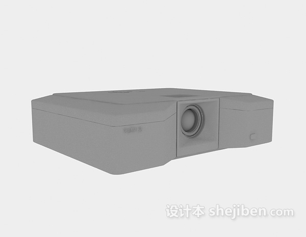 便携式投影仪3d模型下载