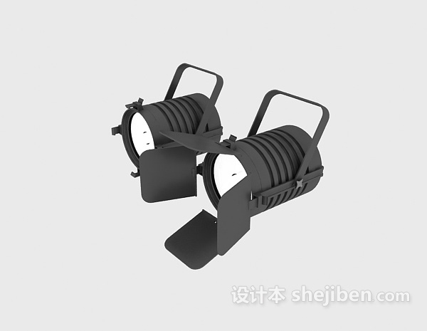 摇头灯3d模型下载