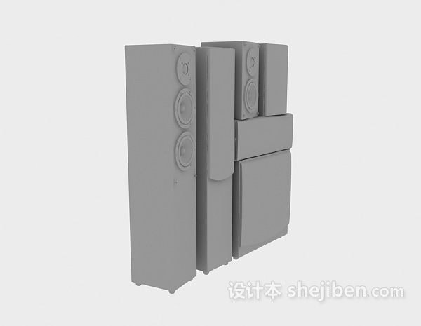 音响3d模型下载