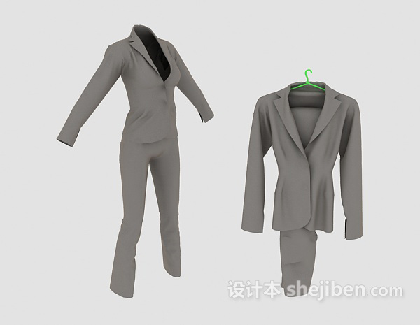 服装3d模型下载