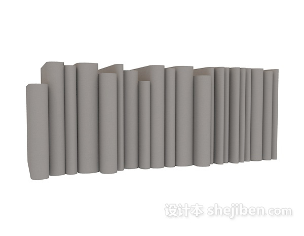 书本3d模型下载