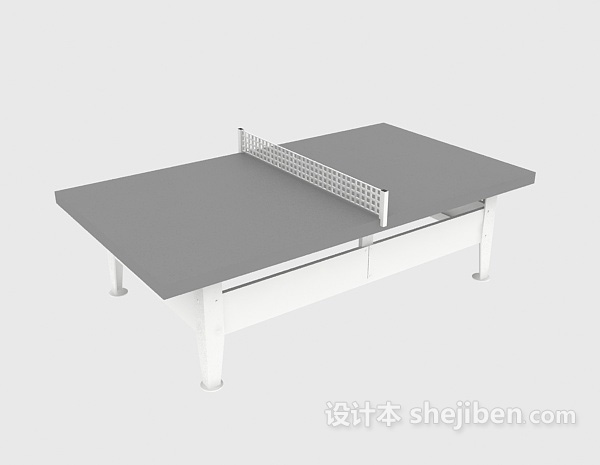 兵乓球桌3d模型下载