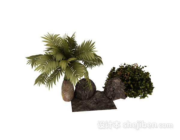 植物3d模型下载