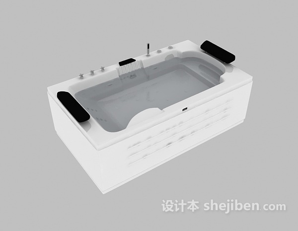 浴缸3d模型下载