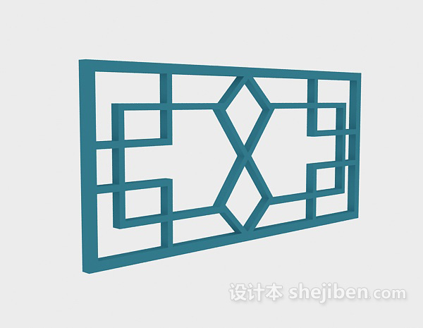隔断3d模型下载