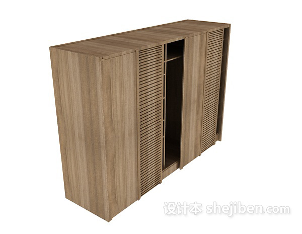 衣柜移门3d模型下载