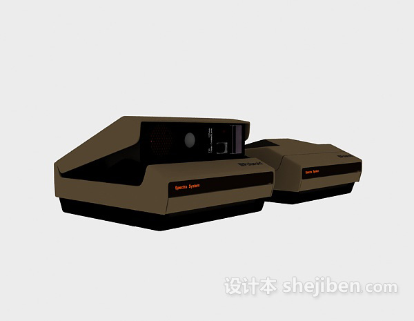 带棚式投影仪3d模型下载