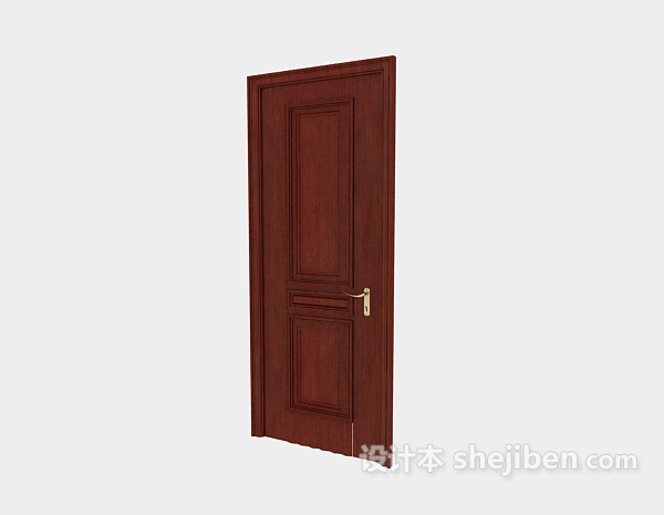 欧式门3d模型下载