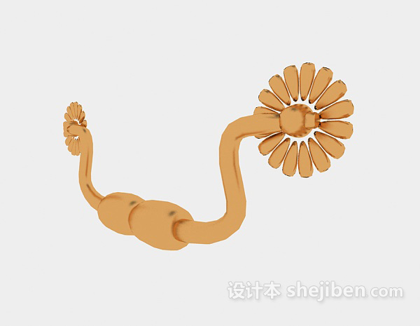 门拉手3d模型下载