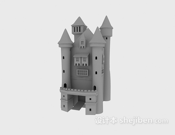 屋顶民族风格3d模型下载