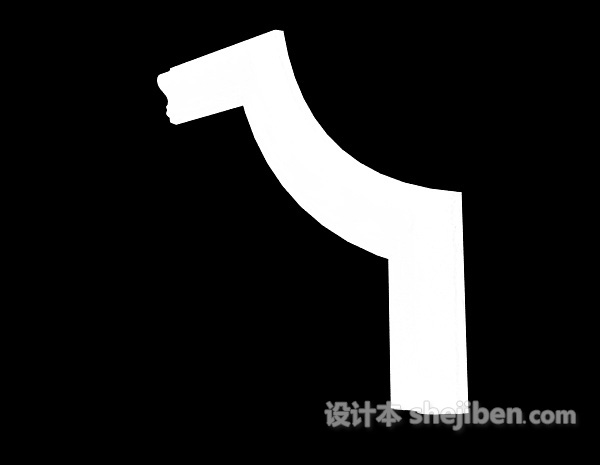 欧式线条3d模型下载