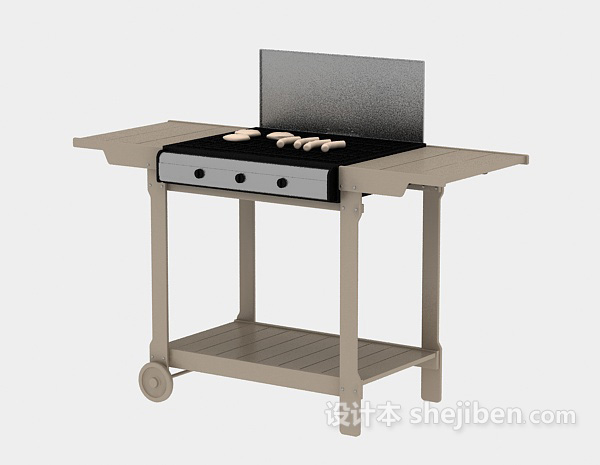 公园设施小品-休息小亭子2套3d模型下载