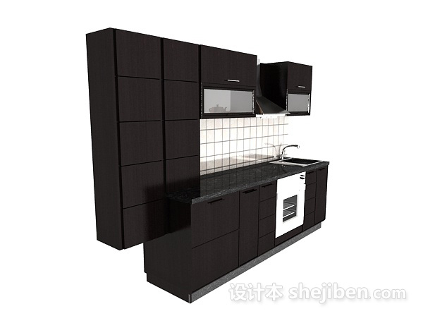 橱柜3d模型下载