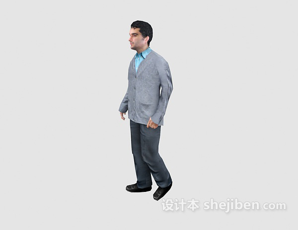 男人的人物3d模型下载