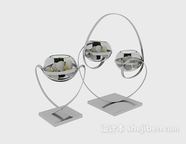 金属摆件3d模型下载