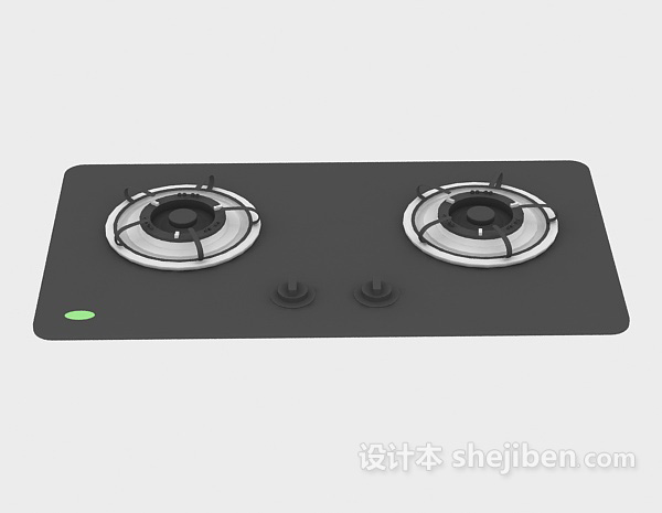 燃气灶3d模型下载