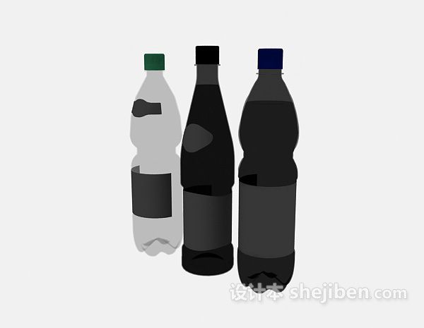 矿泉水3d模型下载