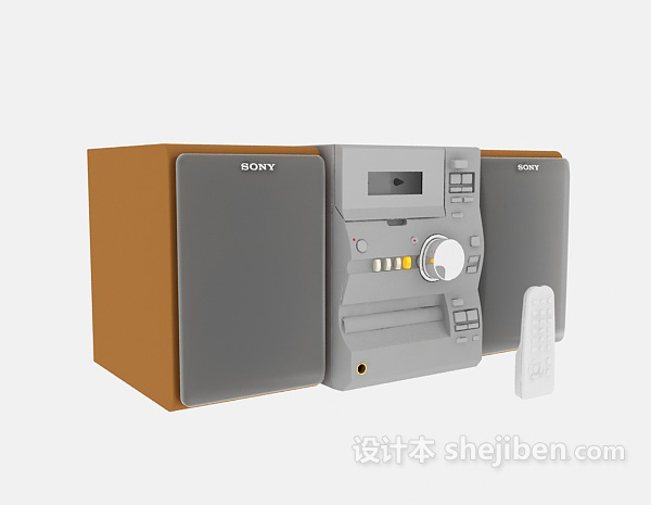 线阵音响3d模型下载