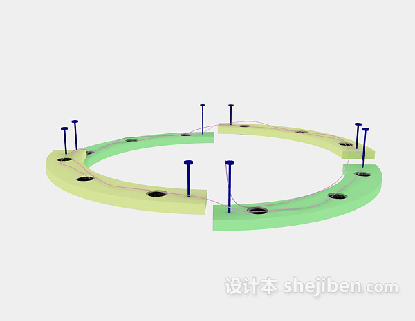 吸顶灯3d模型下载