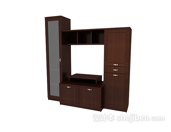 柜子3d模型下载