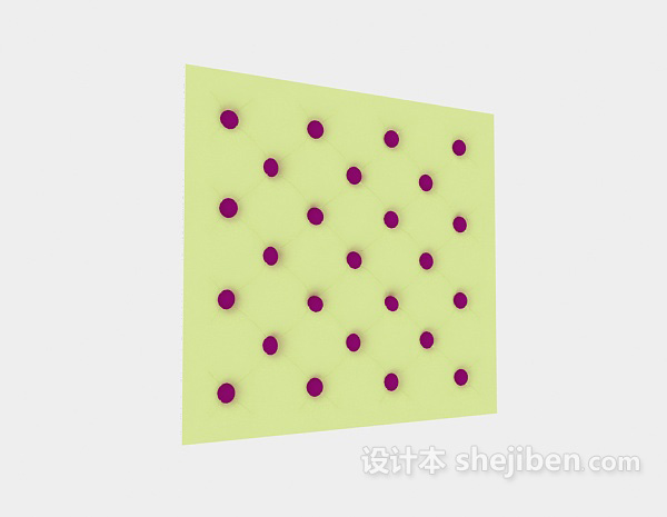 吧台软包3d模型下载