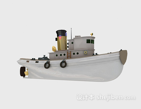 古船 3d模型下载