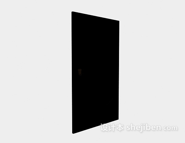铁防盗门3d模型下载