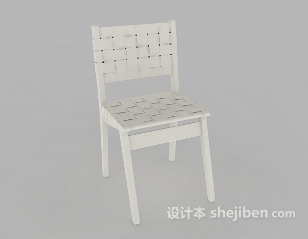 编织椅子3d模型下载