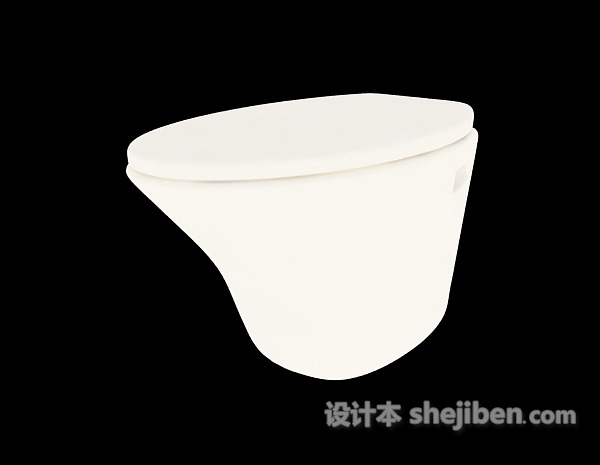 坐便器3d模型下载