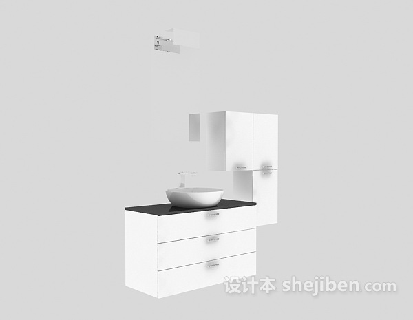 洗面盆3d模型下载