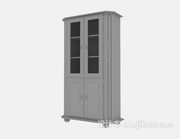 铁皮文件柜3d模型下载