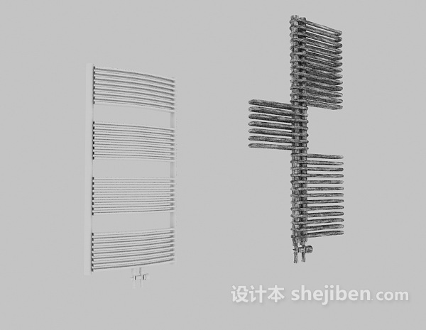 暖气片3d模型下载