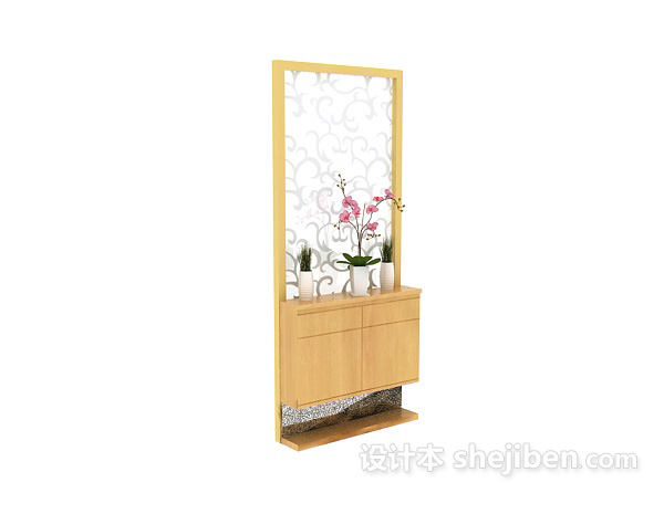 鞋柜3d模型下载