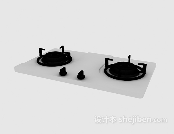 燃灶气3d模型下载