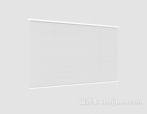 百叶窗3d模型下载