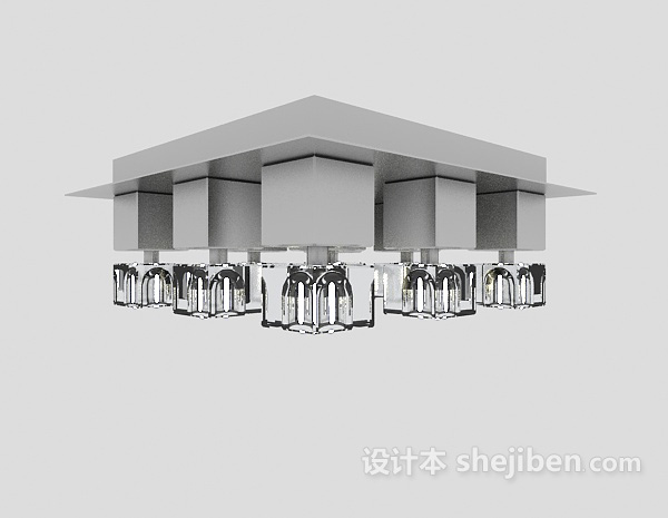 吸顶灯3d模型下载
