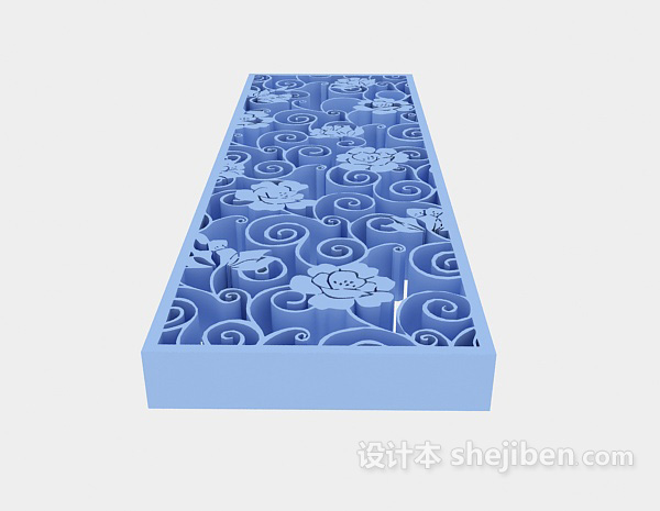 铁艺雕花3d模型下载