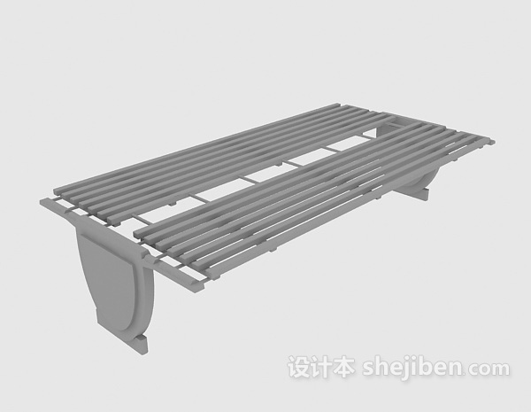 景观小品座椅3d模型下载
