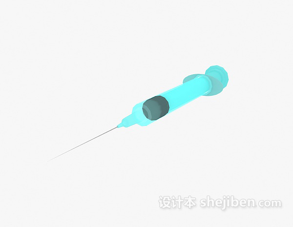 医疗器械注射器3d模型下载