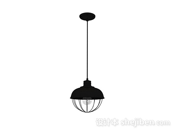 吊灯3d模型下载
