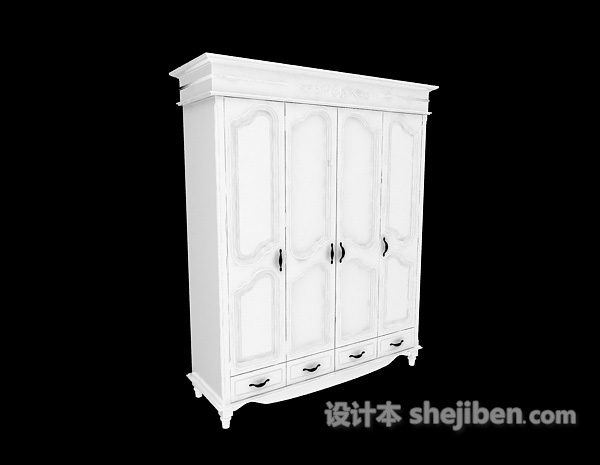 衣柜3d模型下载