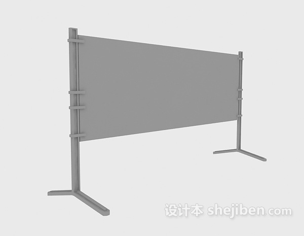 道路护栏3d模型下载