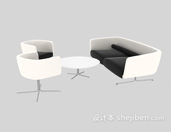 沙发组合3d模型下载