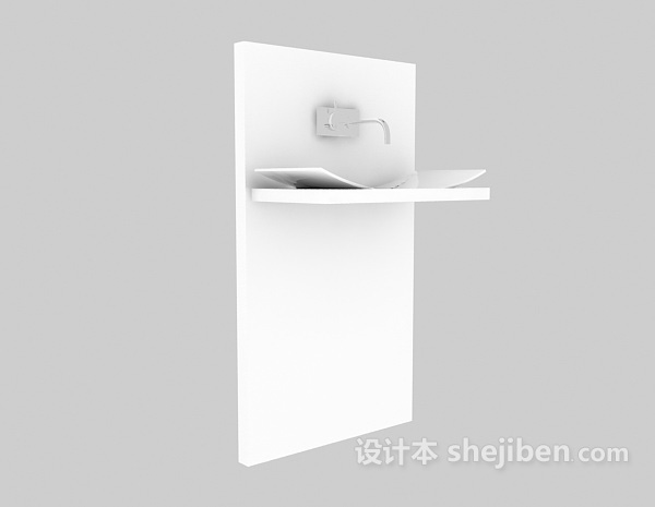 洗手盆3d模型下载