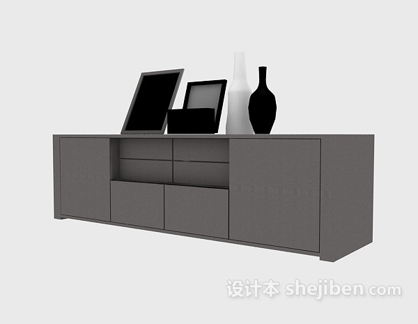 玄关端景台3d模型下载