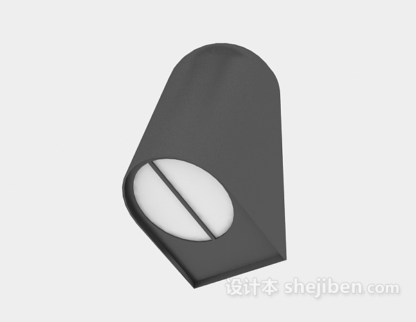 室外壁灯3d模型下载