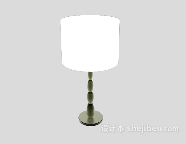 现代台灯灯具3d模型下载