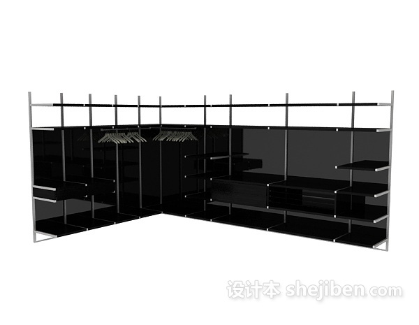 衣柜3d模型下载