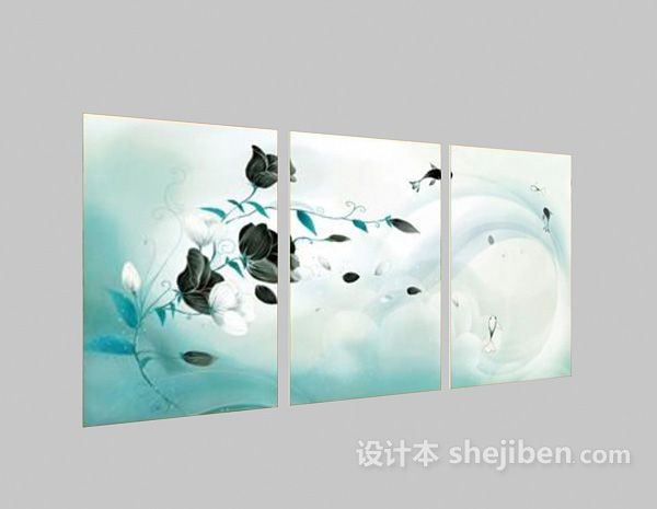 挂画3d模型下载