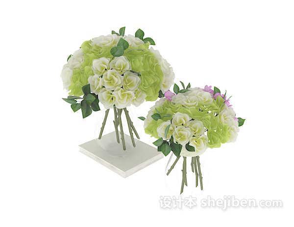 花艺 3d模型下载